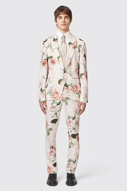 Bespoke Floral Elegance Suit