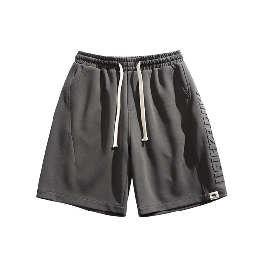 Custom-Tailored Steel Stamp Lettering Athletic Shorts
