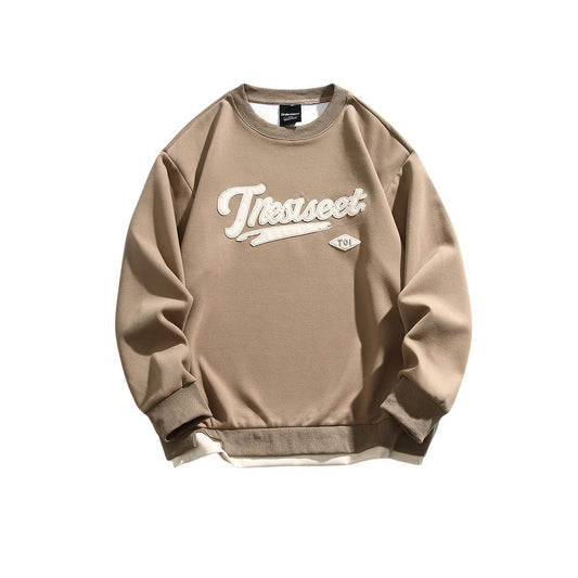 Customizable Men's Vintage Crewneck Sweatshirt by Trusted Chinese Manufacturer