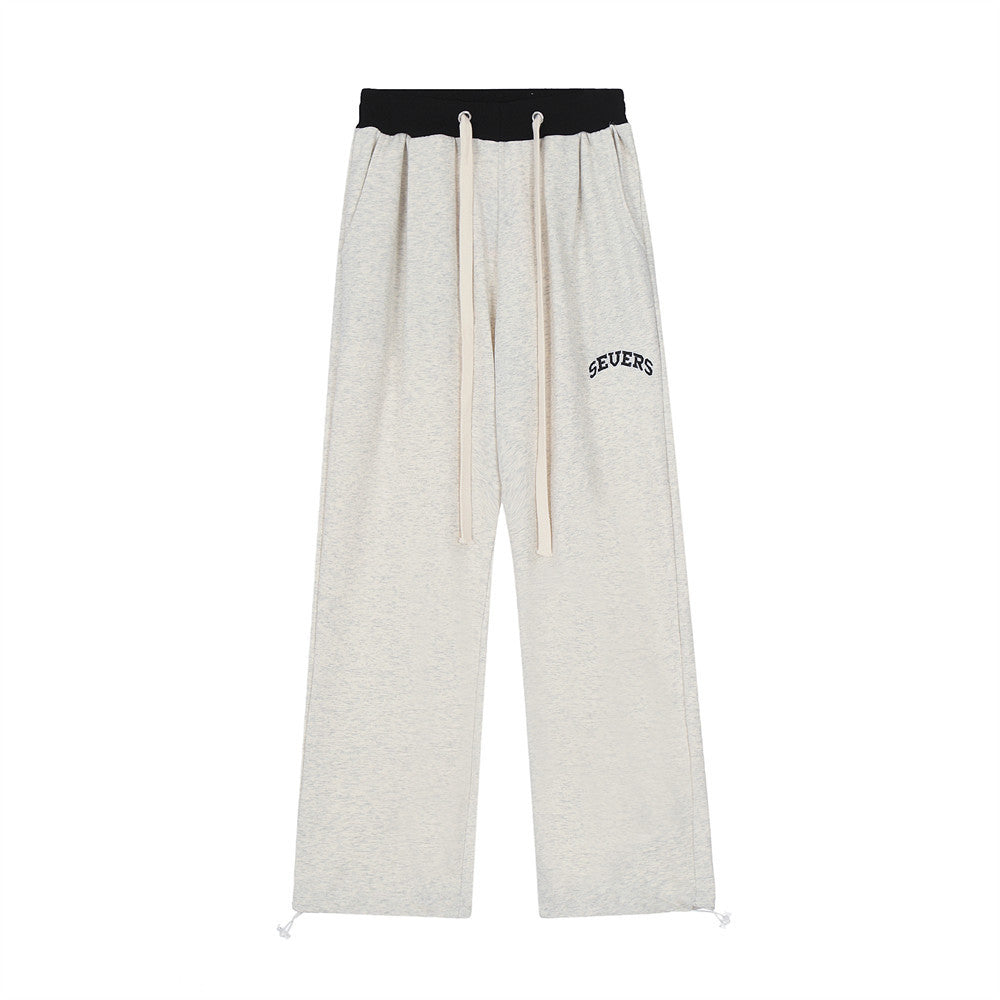 Customizable Contrast Panel Athletic Leisure Pants for Trendsetters