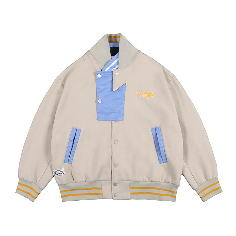 Vintage Varsity Colorblock Jacket