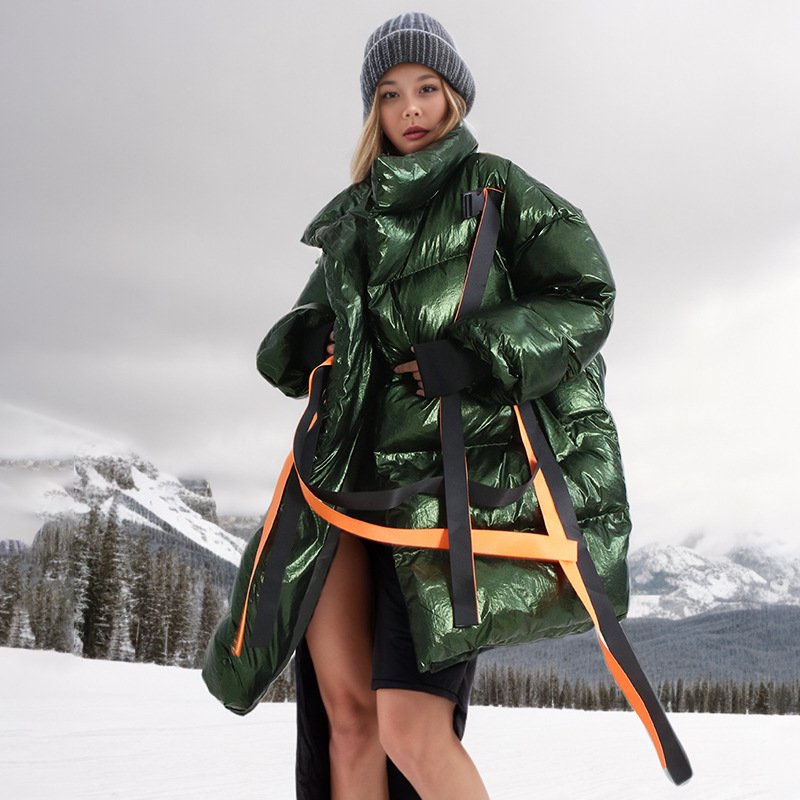 Arctic Elegance Puffer - Boldly Defying the Cold