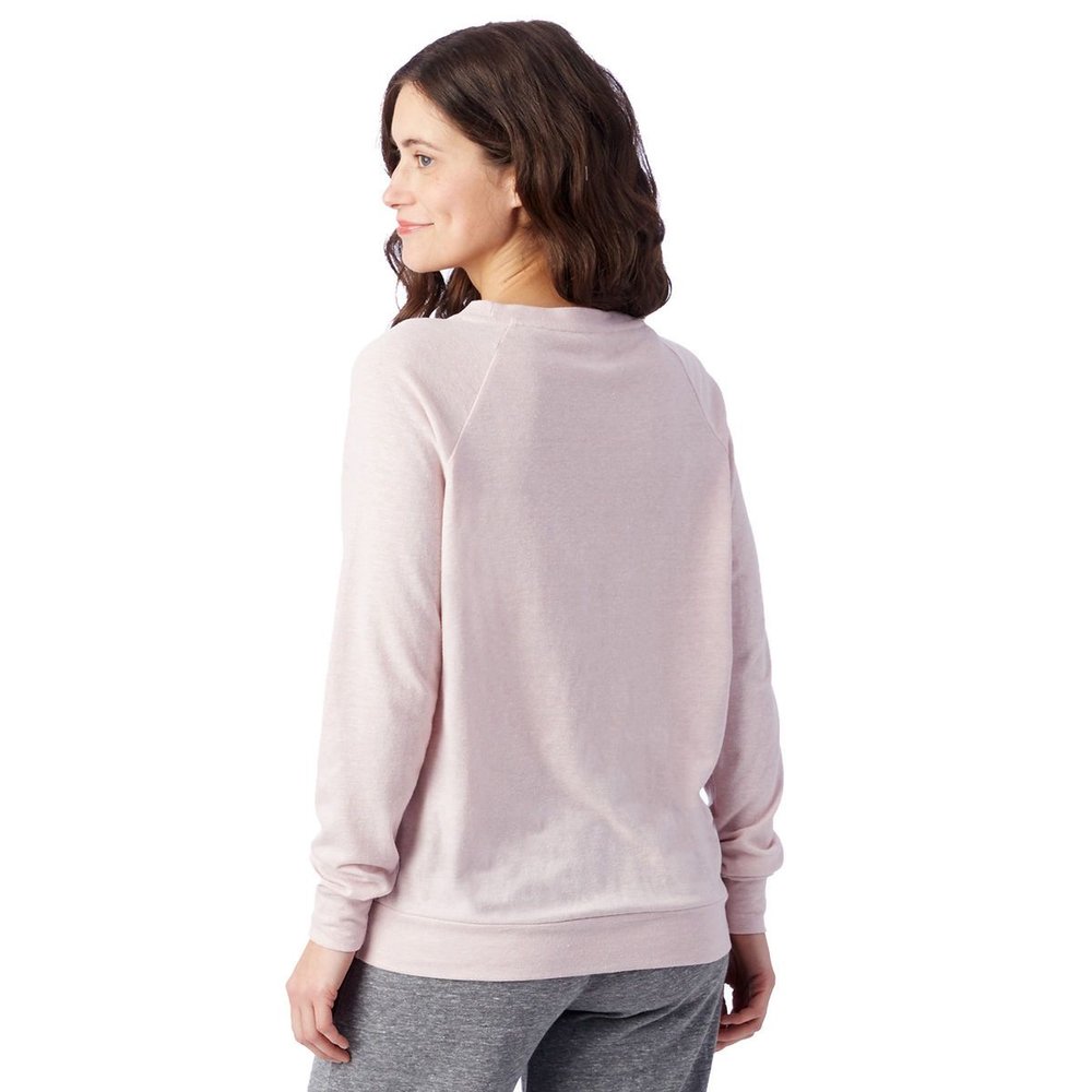 Sustainable Soft Pink Crewneck Sweatshirt