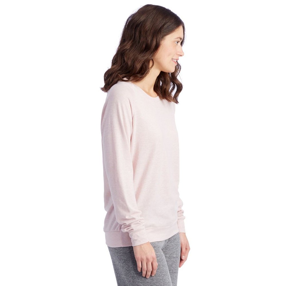 Sustainable Soft Pink Crewneck Sweatshirt
