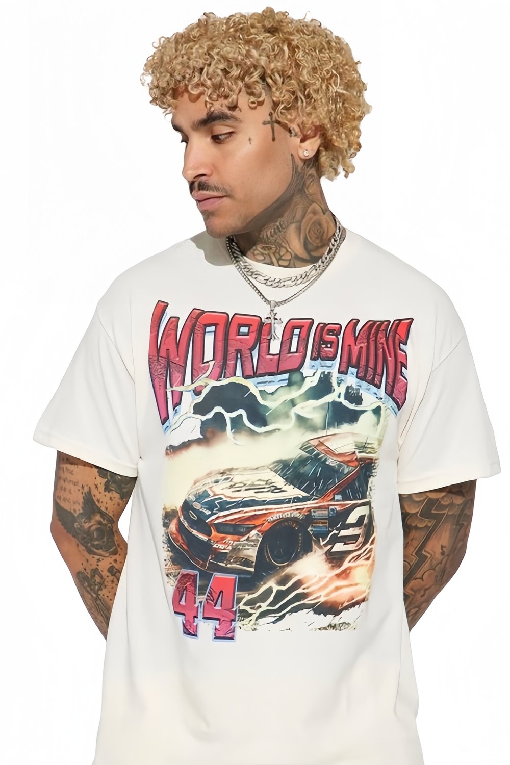 Camiseta gráfica personalizada "Race to Glory"