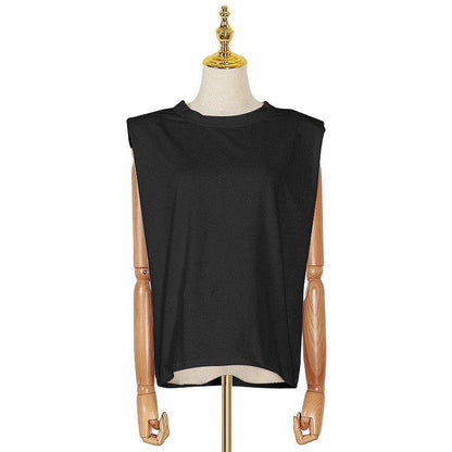 Sleek Minimalist Sleeveless T-Shirt