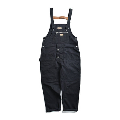 Custom Rustic Brown Utility Overalls