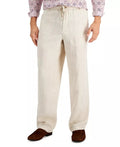 Pantalones lounge de lino natural para hombre 
