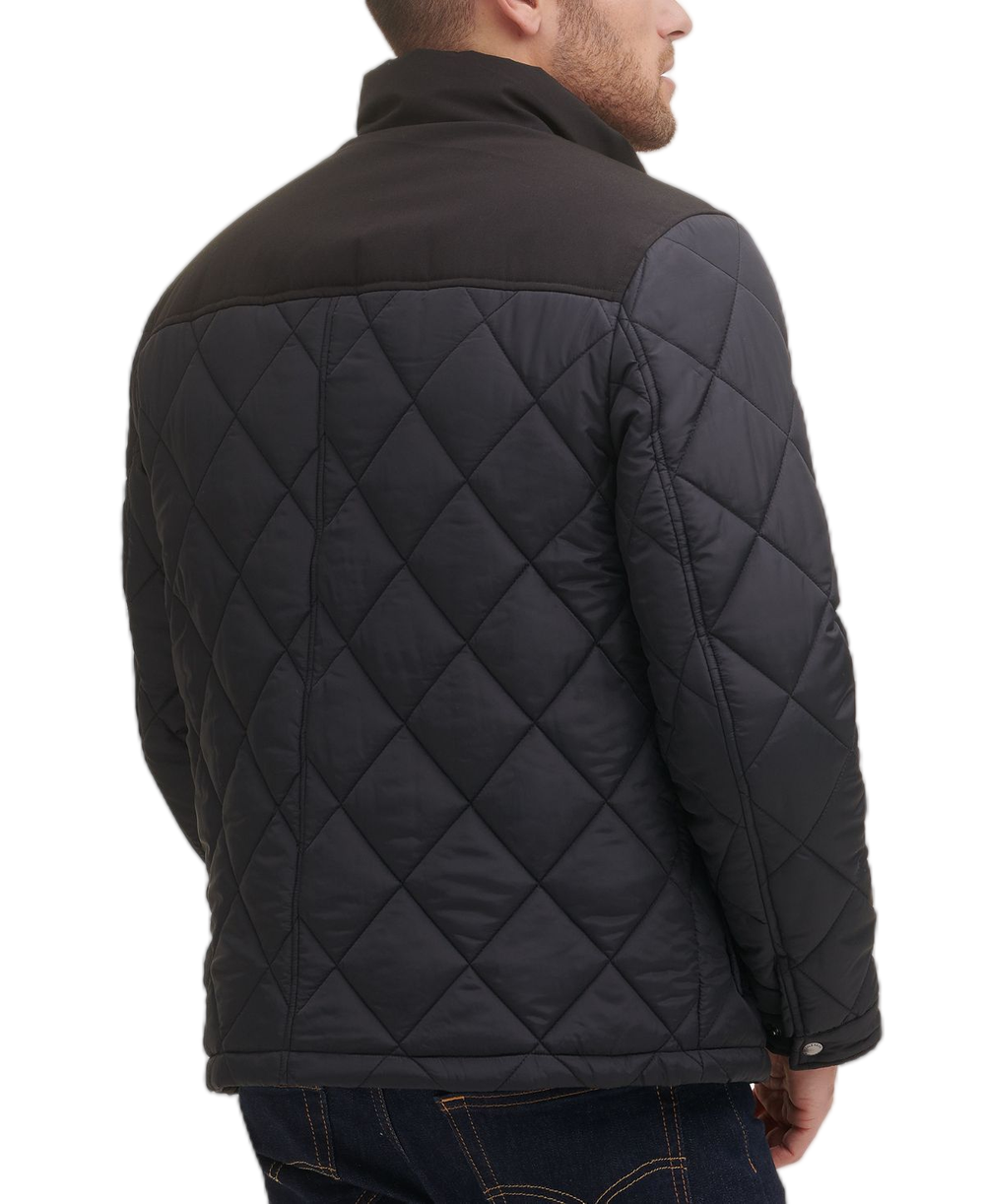 Men's Quilted Panel Jacket - Contemporary Warmth with a Classic Touch