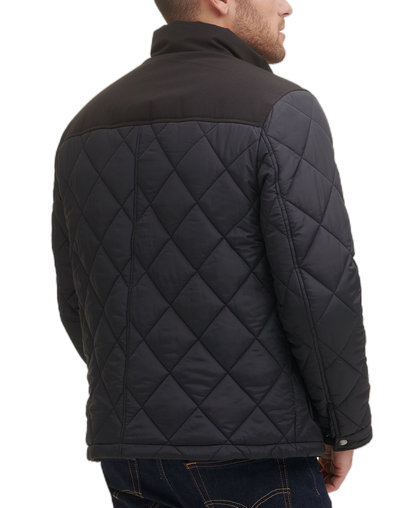 Veste à panneaux matelassés pour hommes - Chaleur contemporaine avec une touche classique