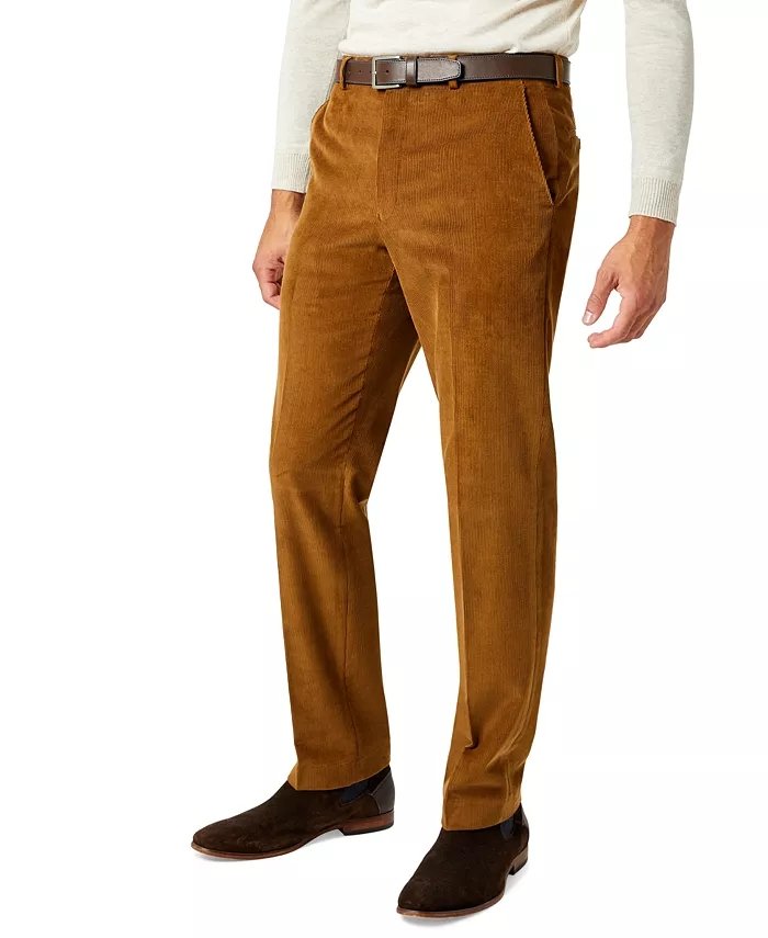 Pantalon classique en velours côtelé pour homme – Style intemporel pour le gentleman moderne 