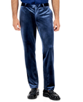 Pantalones de vestir de terciopelo de lujo para hombre 