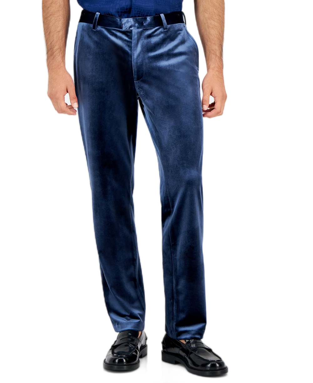 Men's Luxe Velvet Dress Pants