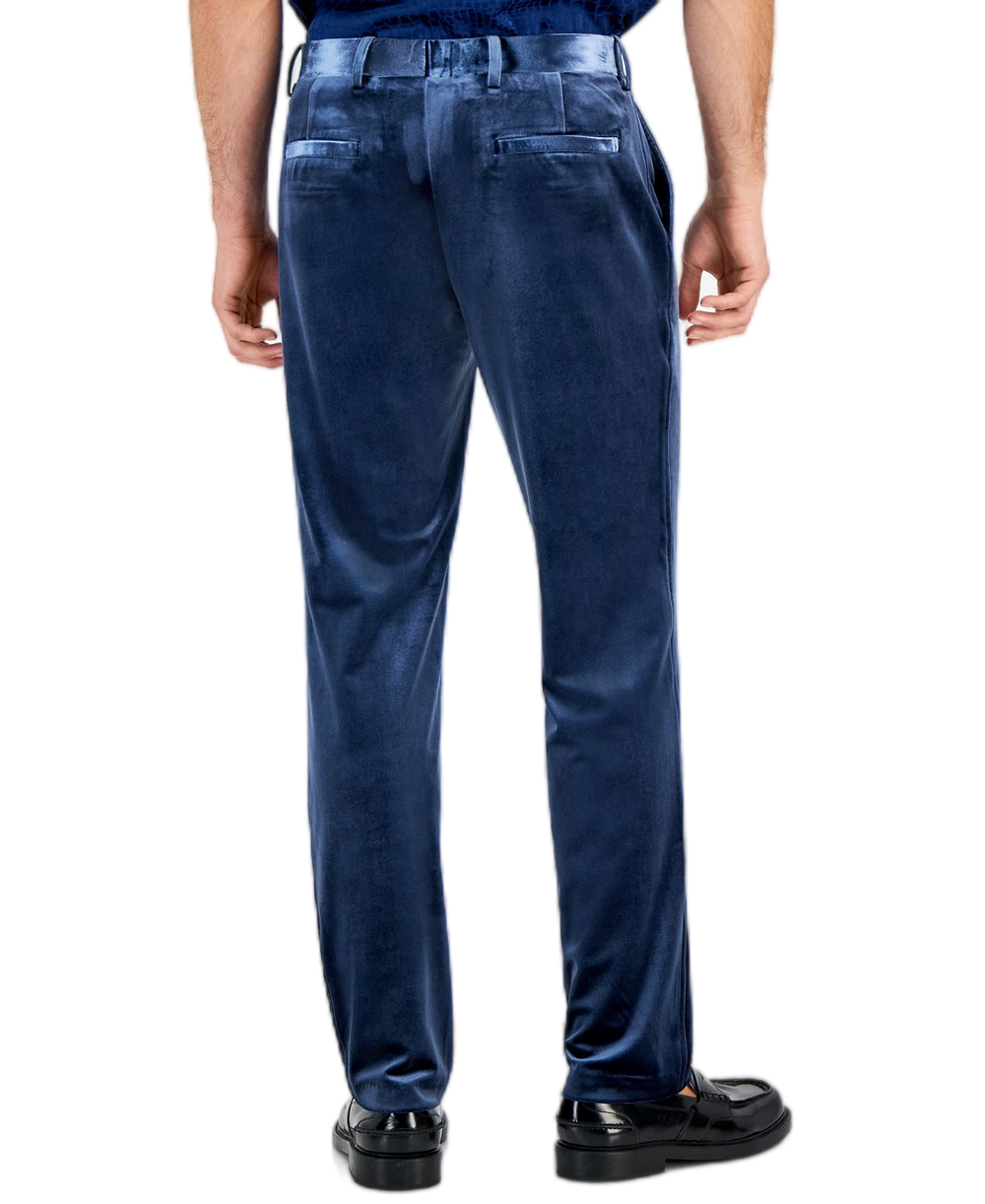 Men's Luxe Velvet Dress Pants