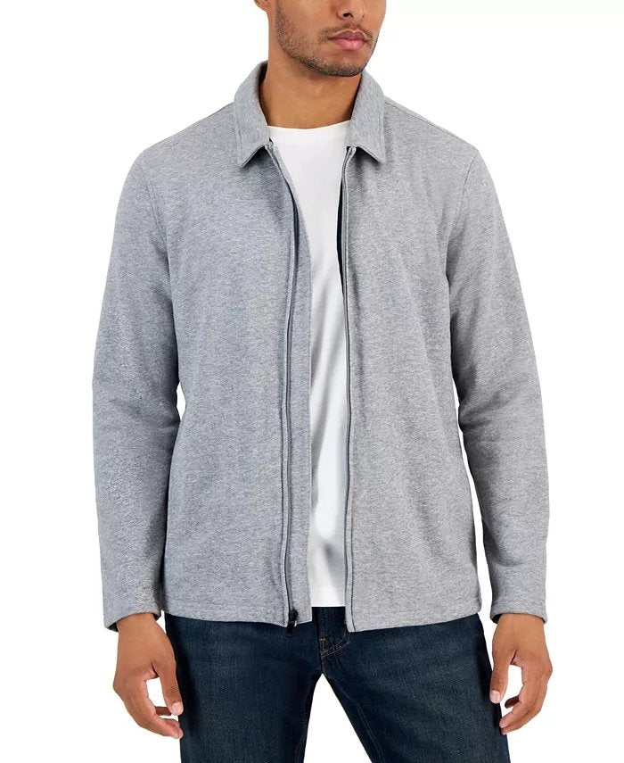 Veste contemporaine entièrement zippée en coton - L'élégance de tous les jours redéfinie