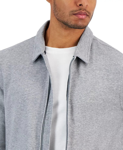 Veste contemporaine entièrement zippée en coton - L'élégance de tous les jours redéfinie