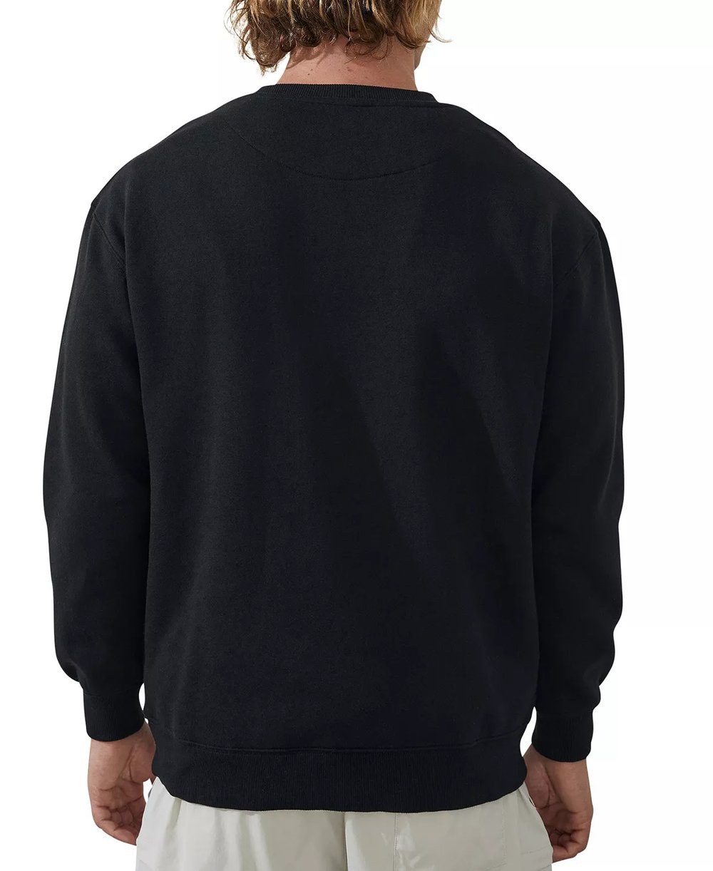 Essential Tactical Arm-Pocket Crewneck - Streamlined Comfort for Urban Style