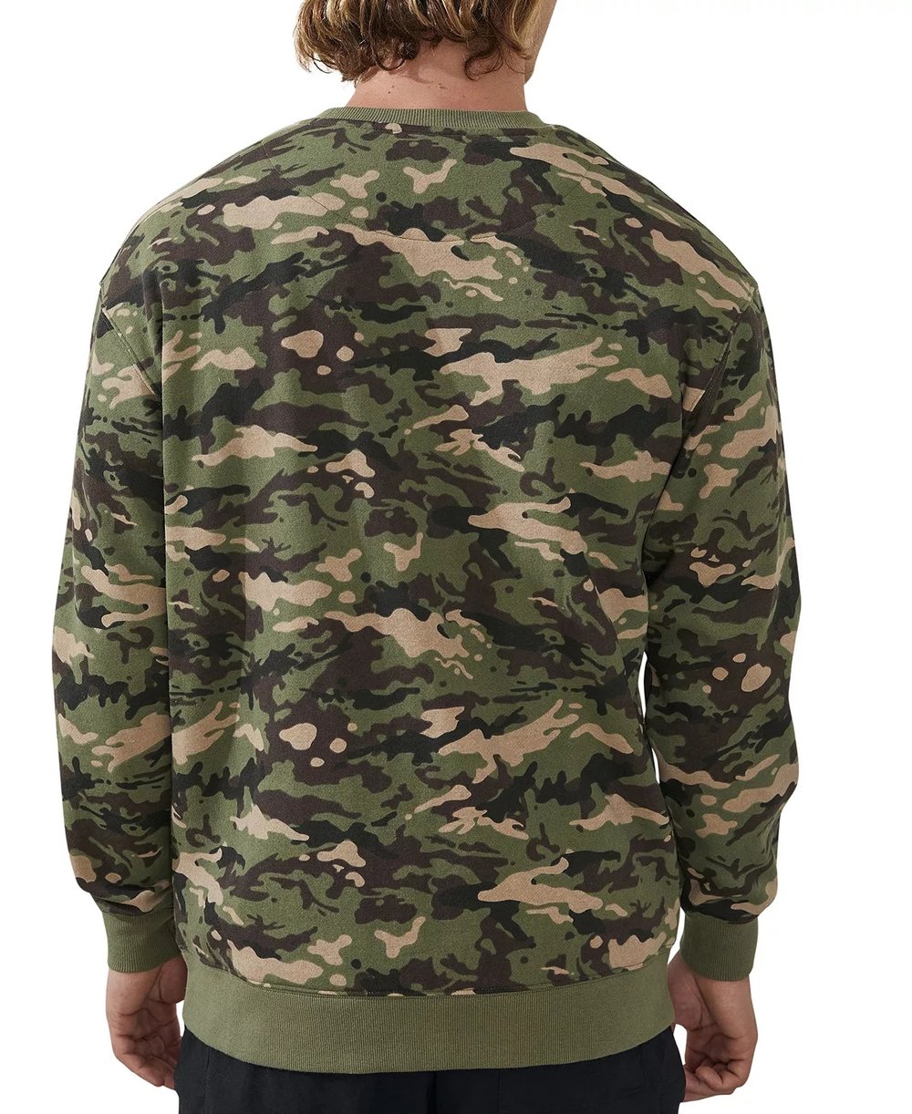 Sweat-shirt à col rond camouflage tactique personnalisé - Le confort durable rencontre le style urbain