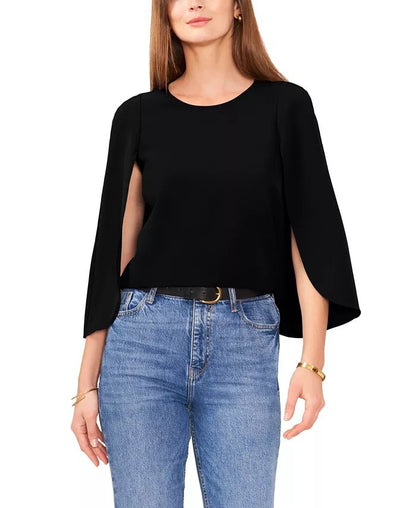 Modern Elegance Flared Sleeve Blouse