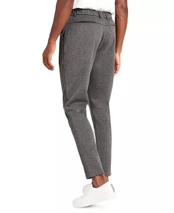 Joggers de sastre gris jaspeado para hombre 