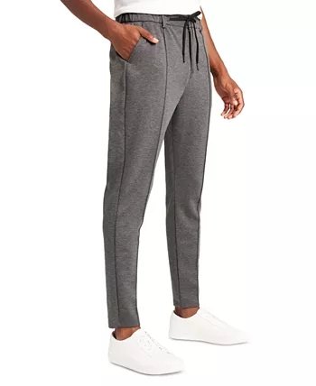 Pantalon de jogging ajusté gris chiné pour hommes 