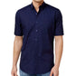 Men's Dot-Print Short-Sleeve Shirt - Polished Casual with a Modern Edge