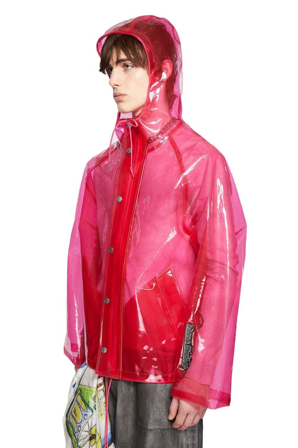 Chic Translucence Hooded Raincoat