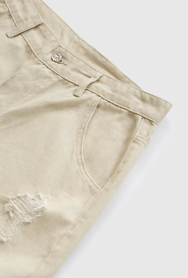 Denim desgastado de pernera ancha: la estética vanguardista se une a la comodidad 