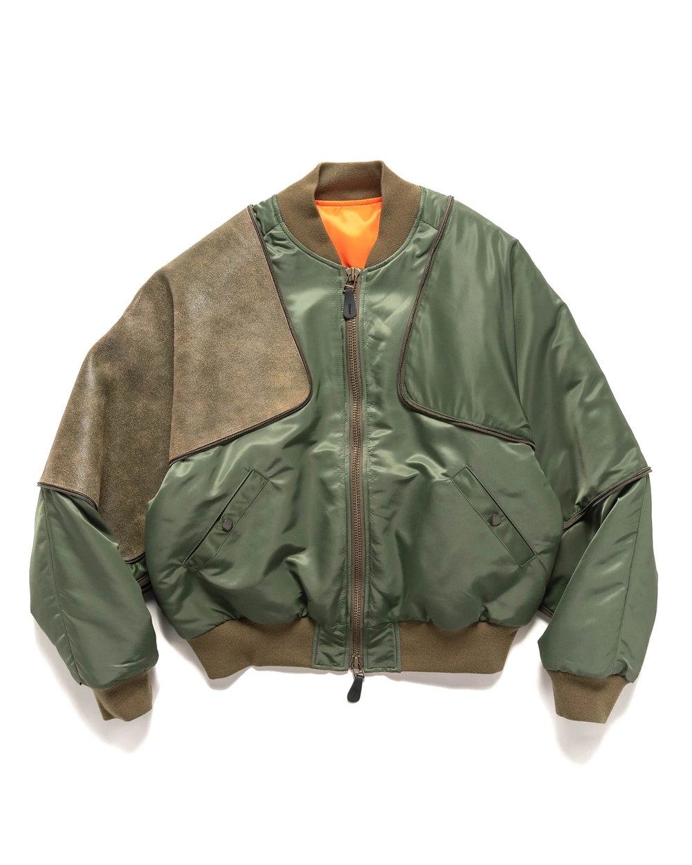 Customizable Reinvented Bomber Jacket