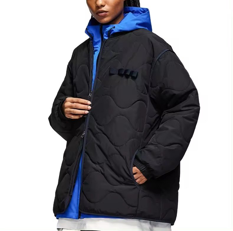 Loose Quilted Baseball Cotton Jacket