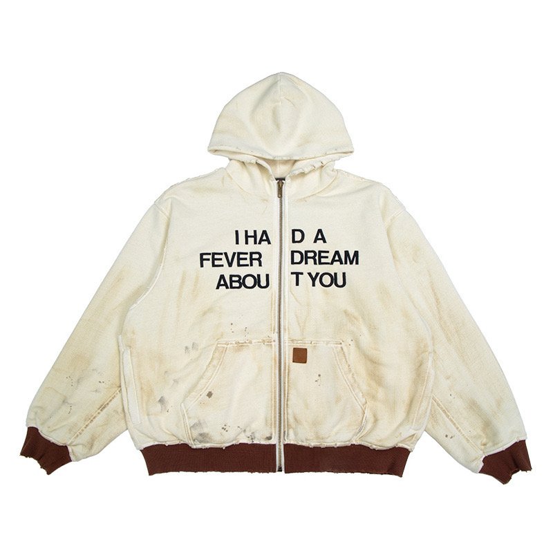 Custom Retro Graffiti Print Plush Hoodie – Casual Comfort Redefined