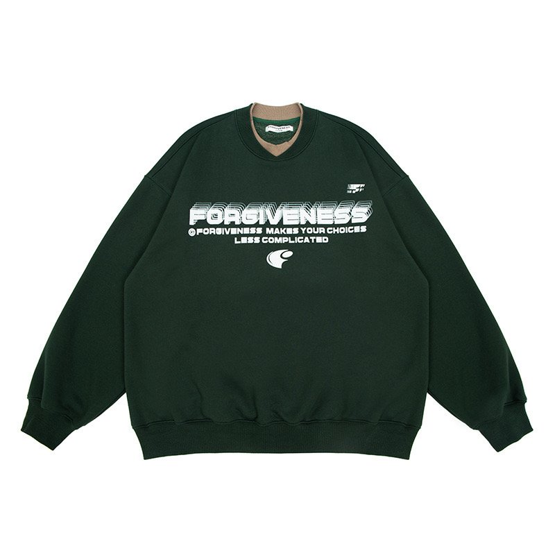 Custom Comfort Fleece Sweatshirt with Bold Statement Print