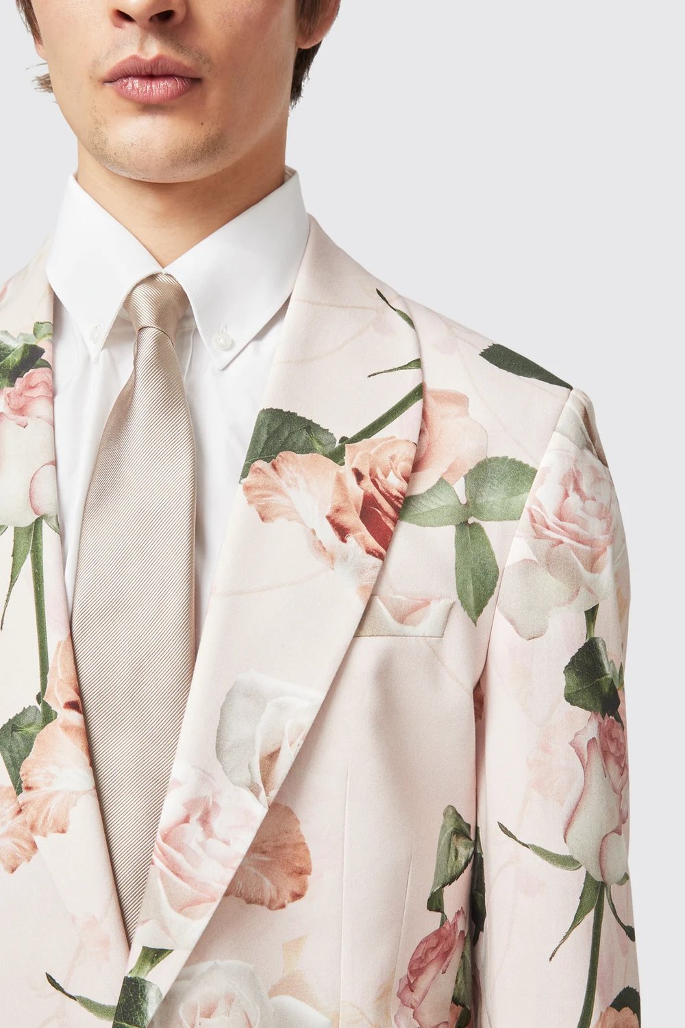 Bespoke Floral Elegance Suit