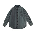 Autumn Striped Casual Loose-Fit Men's Shirt