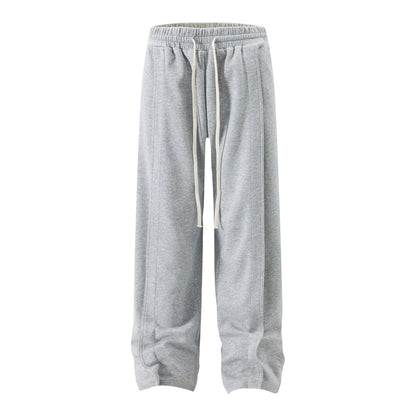 Custom Heather Grey Leisure Sweatpants