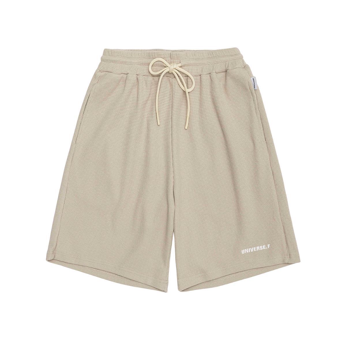 Custom Retro Waffle Embroidery Essential Shorts