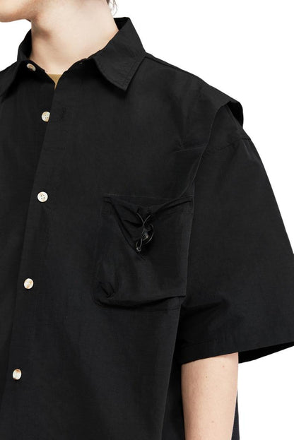 Adjustable Pocket Layered-Look Shirt