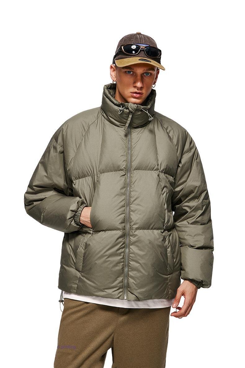 Teflon-Coated Puffer Down Jacket - Classic Insulation Redefined