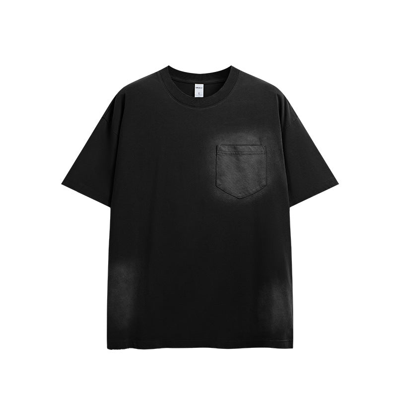 Vintage Wash and Spray Dye Pocket Tee