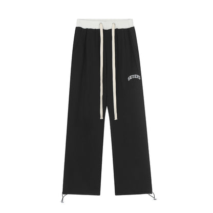 Customizable Contrast Panel Athletic Leisure Pants for Trendsetters