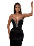 Night Gala Rhinestone Bodycon Dress