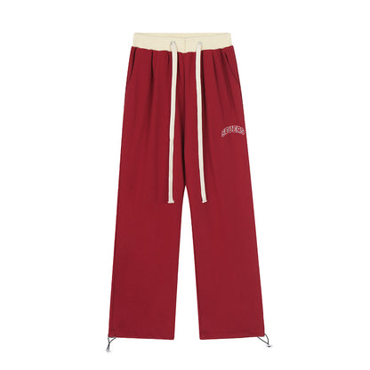 Customizable Contrast Panel Athletic Leisure Pants for Trendsetters