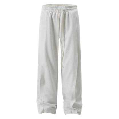 Custom Heather Grey Leisure Sweatpants