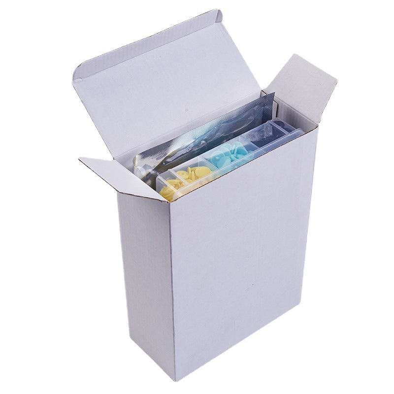 T5/T8 Colorful Plastic Resin Snap Button Installation Tool Kit for Children's Clothing