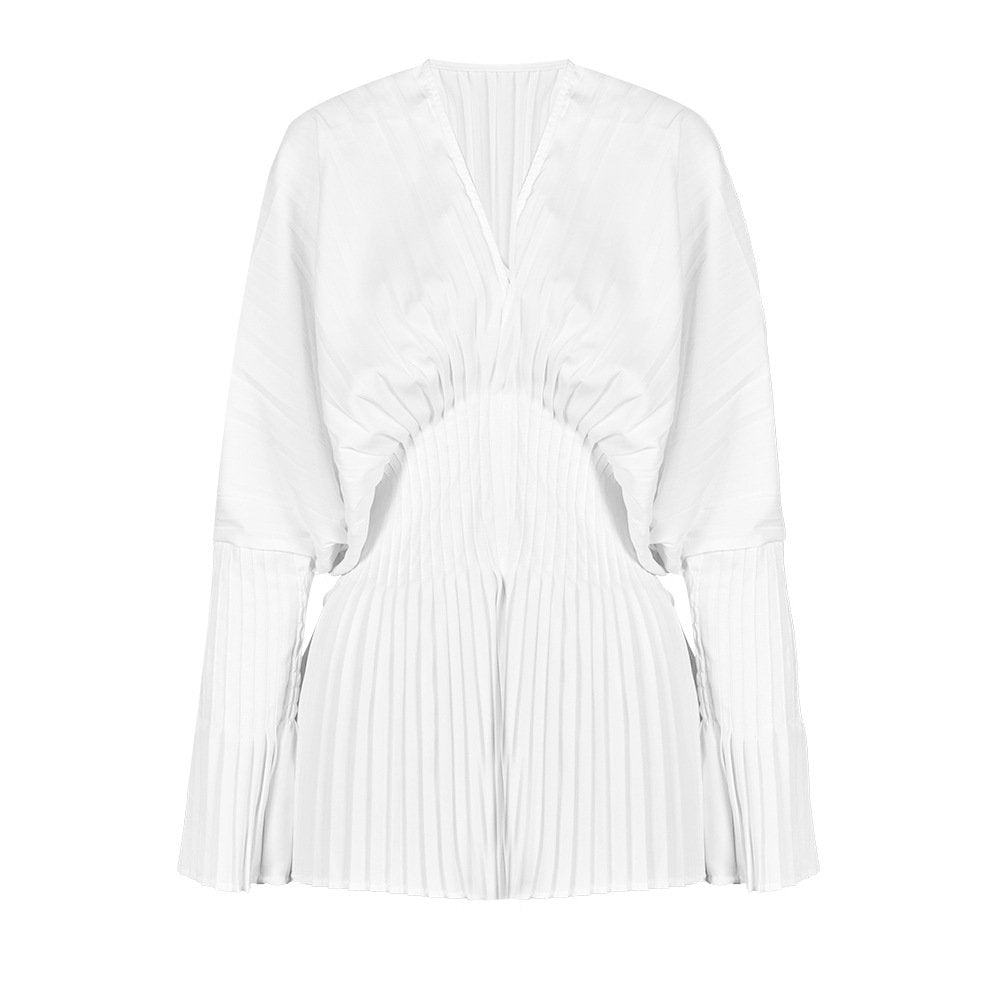 Chemisier contemporain à taille cintrée 