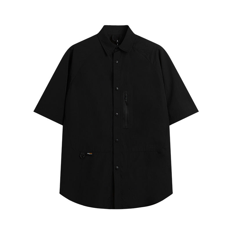 Rugged Outdoor Techwear Shirt