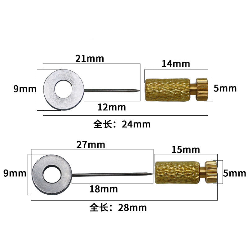 Handheld Leathercraft Positioning Awl - DIY Leather Stitching Locator