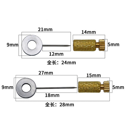 Handheld Leathercraft Positioning Awl - DIY Leather Stitching Locator