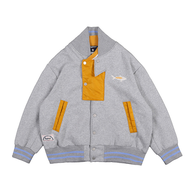 Vintage Varsity Colorblock Jacket