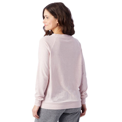 Sweat-shirt Crewneck rose doux durable 